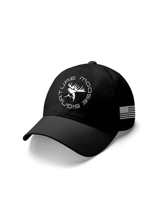 Black Moose Logo Half Sleeve Shirt & Hat Set
