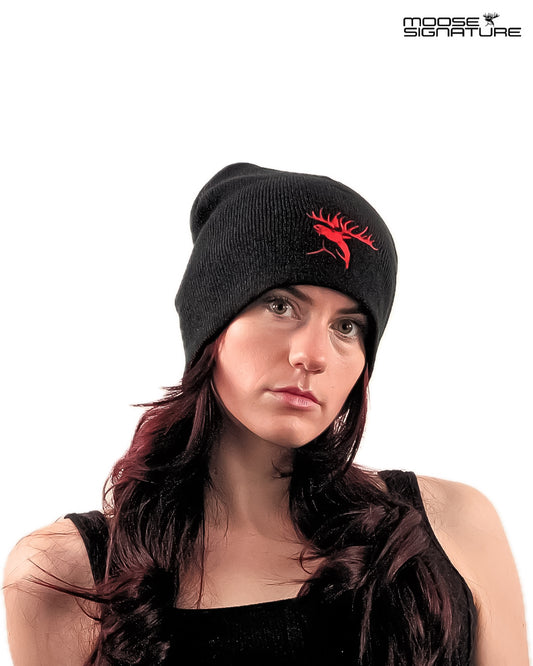 Moose Signature Emblem Black Cap