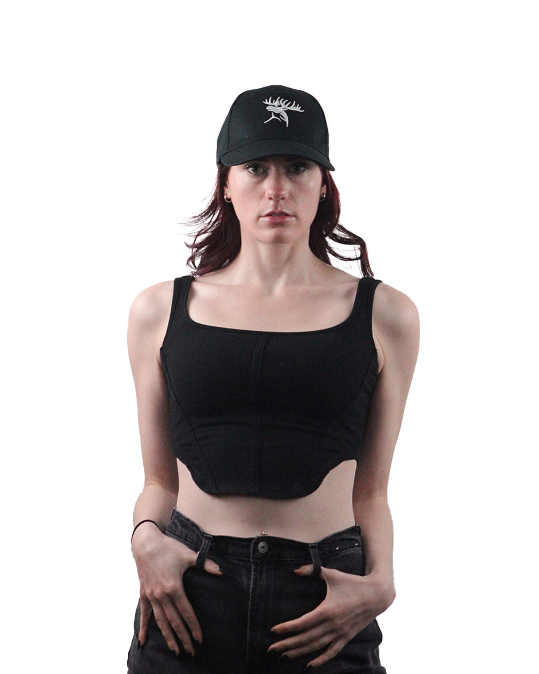 Black Moose Signature Logo Hat
