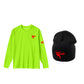 Green Moose Signature Full Sleeve Shirt & Emblem Black Cap Set