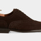 Handmade Brown Color Original Suede Stylish Wing Tip Brogue Lace Up  Shoes For Men's