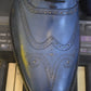 Handmade Dark Blue Color Genuine Leather Brogue's Stylish Wing Tip Lace Up Oxfords Dress Shoes For Men's