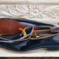 Handmade Black Color Genuine Patent Leather Stylish Apron Toe Loafers Shoes For Men's