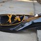 Handmade Black Color Genuine Patent Leather Stylish Apron Toe Loafers Shoes For Men's