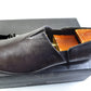 Handmade Black Color Genuine Leather Stylish Loafers Pumps Shoes For Men's