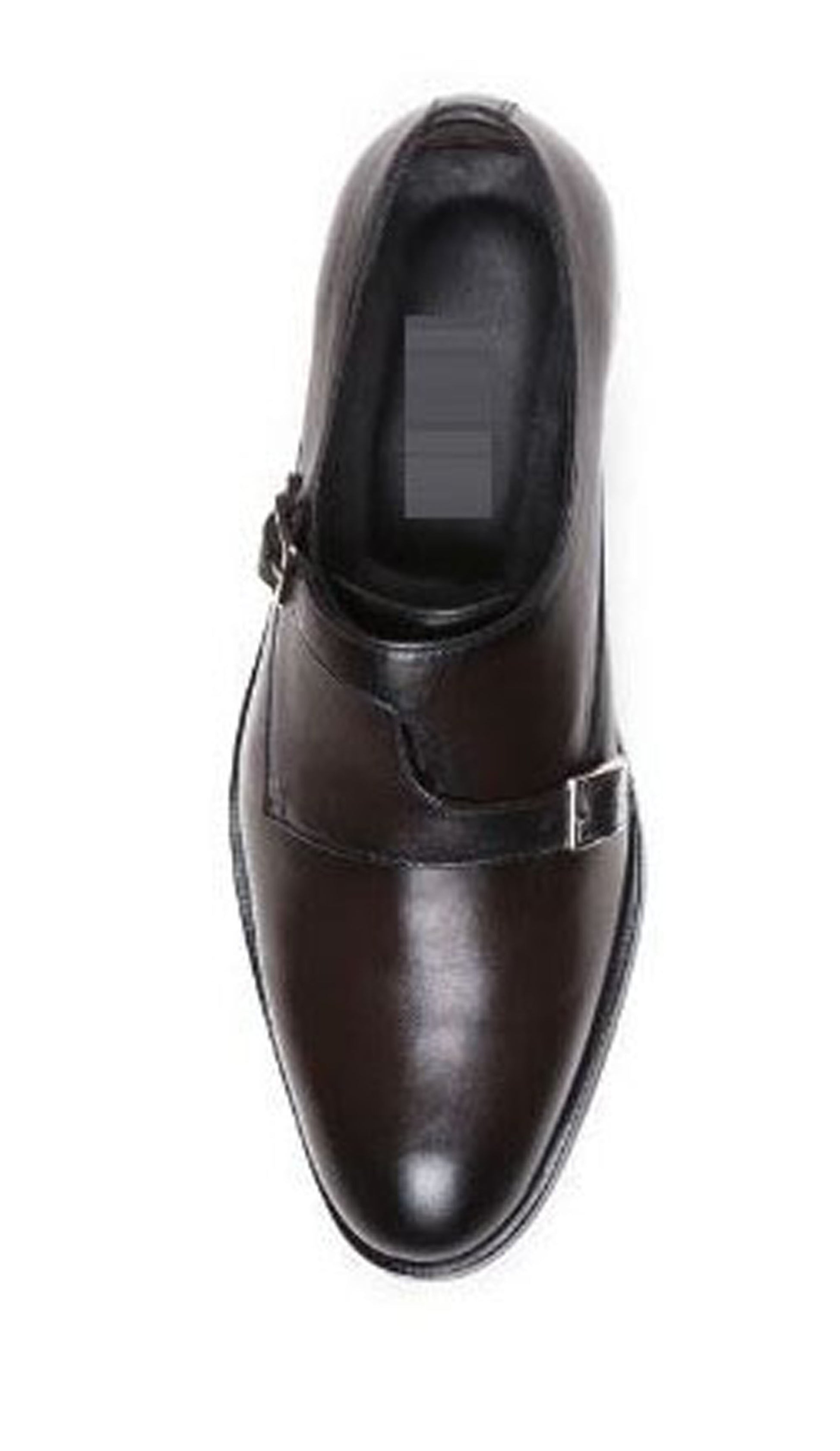 Handmade Chocolate Brown Color Genuine Calf Leather Stylish Monk Straps Oxfords Shoes For Men's