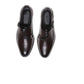 Handmade Chocolate Brown Color Genuine Calf Leather Stylish Monk Straps Oxfords Shoes For Men's