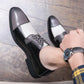 Handmade Multi Color Original Calf Leather Stylish Cap Toe Lace Up Shoes For Men's