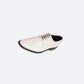 Handmade White Color Genuine Leather Wing Tip Classic Brogue's Stylish Oxfords Dress Shoes For Men's