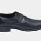 Handmade Black Color Original Leather Stylish Monk Strap Lace Up Shoes For Men's