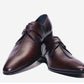 Handmade Chocolate Brown Color Genuine Calf Leather Stylish Monk Strap Dress Shoes For Men's
