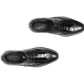 Handmade Black Color Genuine Leather Alligator Textured Stylish Brogue's Wing Tip Lace Up Shoes For Men's